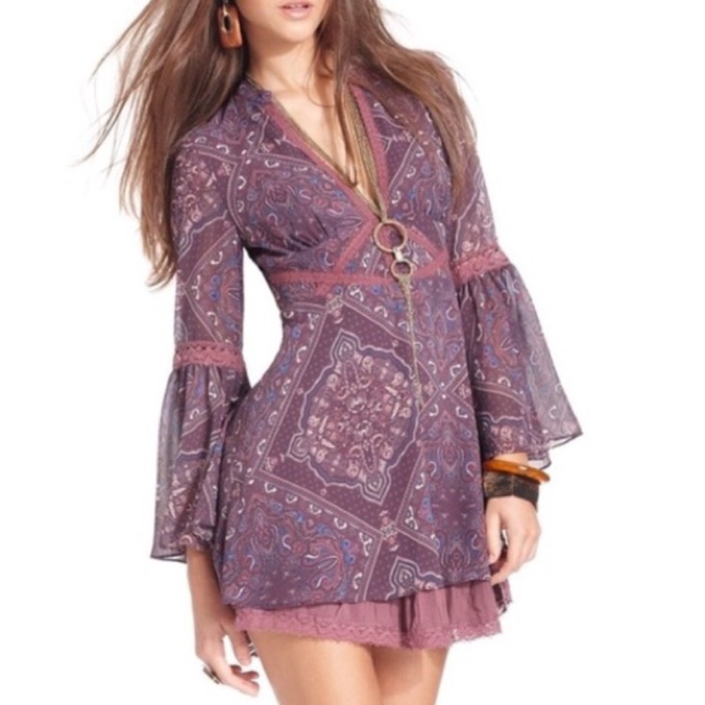 Free People Moonlight Bay Short Casual Dress